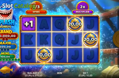 Οθόνη3. Shark Pop: Coin Collect Κουλοχέρης