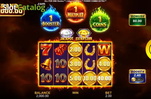 Οθόνη2. Inferno Fortunes POWER COMBO EXTRA Κουλοχέρης 