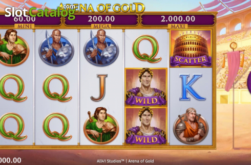 Οθόνη2. Arena of Gold Κουλοχέρης