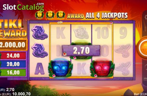 Οθόνη4. Tiki Reward Κουλοχέρης