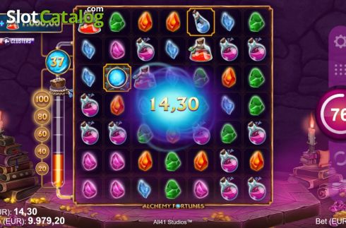 Οθόνη6. Alchemy Fortunes Κουλοχέρης 