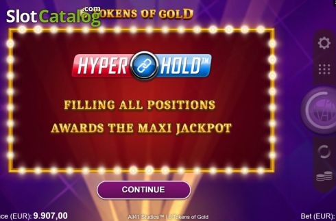Οθόνη7. 6 Tokens of Gold Κουλοχέρης 