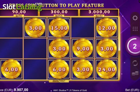 Οθόνη8. 6 Tokens of Gold Κουλοχέρης 