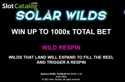 Οθόνη9. Solar Wilds Κουλοχέρης