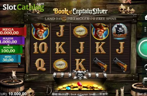 Οθόνη3. Book of Captain Silver Κουλοχέρης