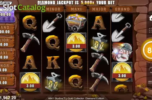 Οθόνη3. Gold Collector: Diamond Edition Κουλοχέρης