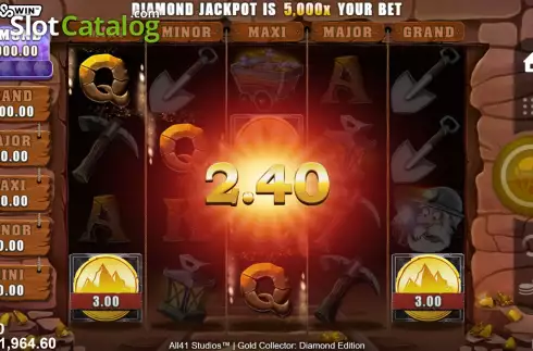 Οθόνη5. Gold Collector: Diamond Edition Κουλοχέρης