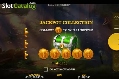 Οθόνη2. Chests of Gold Power Combo Κουλοχέρης 
