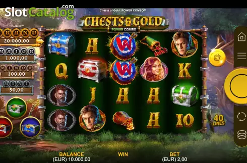 Οθόνη3. Chests of Gold Power Combo Κουλοχέρης 