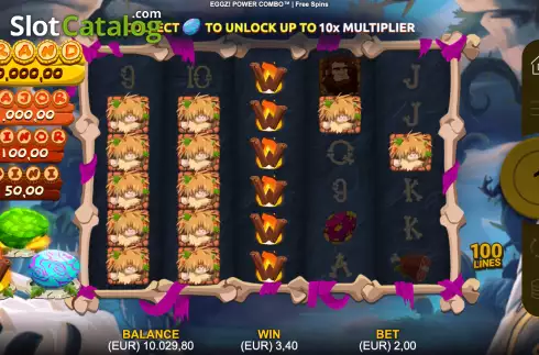 Οθόνη7. Eggz! Power Combo Κουλοχέρης 
