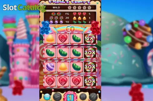 Οθόνη6. Crazy Candy Κουλοχέρης