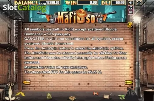 Οθόνη8. Mafioso (Allbet Gaming) Κουλοχέρης 