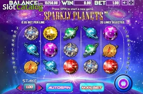 Οθόνη2. Sparkly Planets Κουλοχέρης