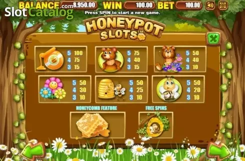 Οθόνη5. Honeypot Slots Κουλοχέρης