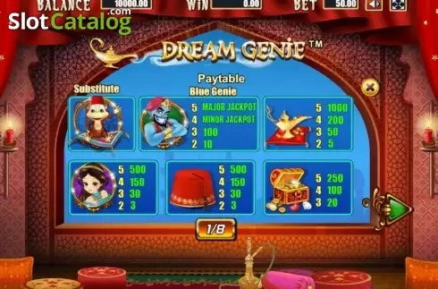 Οθόνη4. Dream Genie (Allbet Gaming) Κουλοχέρης