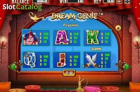 Οθόνη5. Dream Genie (Allbet Gaming) Κουλοχέρης