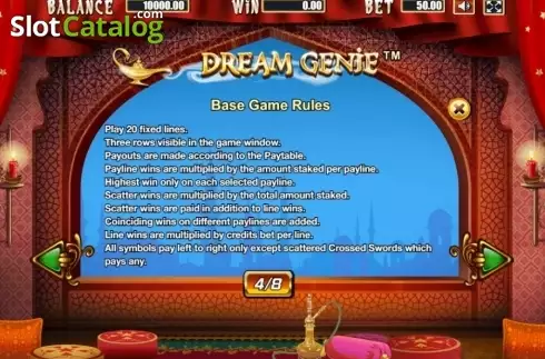 Οθόνη7. Dream Genie (Allbet Gaming) Κουλοχέρης