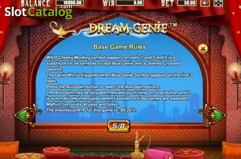 Οθόνη8. Dream Genie (Allbet Gaming) Κουλοχέρης