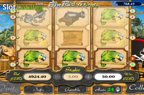 Οθόνη3. Rich Pirate Κουλοχέρης