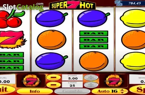 Οθόνη2. Super 7 Hot Κουλοχέρης 