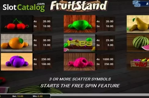 Οθόνη5. Fruit Stand (AlteaGaming) Κουλοχέρης 