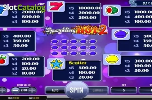 Οθόνη5. Sparkling Hot 2 Κουλοχέρης