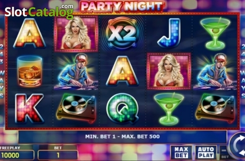 Οθόνη2. Party Night (Amatic Industries) Κουλοχέρης