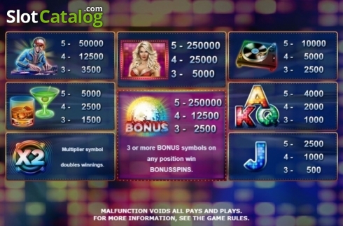 Οθόνη7. Party Night (Amatic Industries) Κουλοχέρης