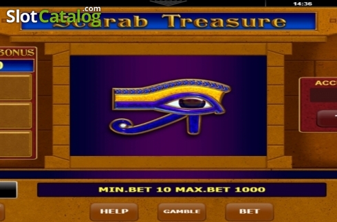 Οθόνη2. Scarab Treasure Κουλοχέρης