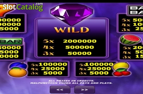 Οθόνη4. Wild Diamonds (Amatic Industries) Κουλοχέρης 