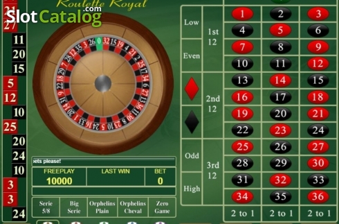 Οθόνη2. Roulette Royal (Amatic Industries) Κουλοχέρης 