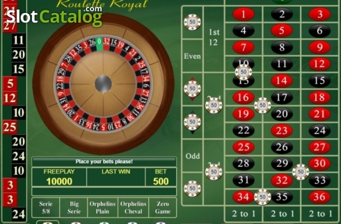 Οθόνη3. Roulette Royal (Amatic Industries) Κουλοχέρης 