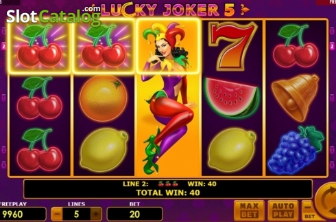Οθόνη3. Lucky Joker 5 Κουλοχέρης 