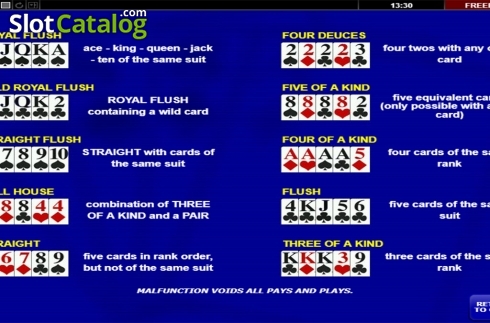 Οθόνη7. Deuces Wild (Amatic Industries) Κουλοχέρης 