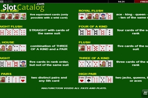 Οθόνη5. Joker Card Poker (Amatic Industries) Κουλοχέρης