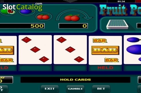 Οθόνη2. Fruit Poker Κουλοχέρης 