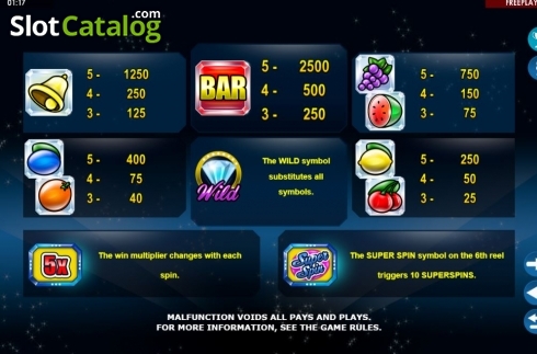 Οθόνη7. Crystal Fruits (Amatic Industries) Κουλοχέρης 