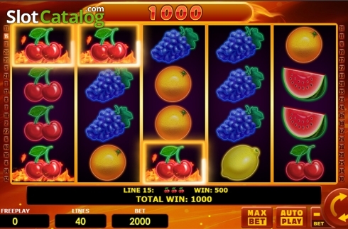 Οθόνη3. Hot Fruits 40 Κουλοχέρης