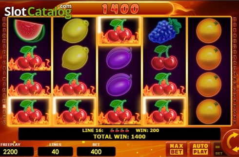 Οθόνη5. Hot Fruits 40 Κουλοχέρης