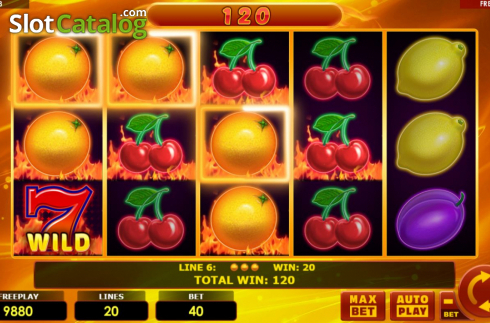 Οθόνη3. Hottest Fruits 20 Κουλοχέρης