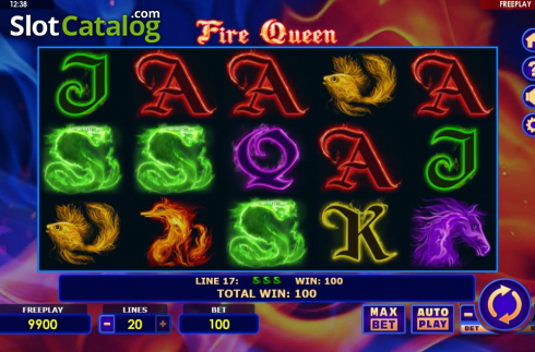 Οθόνη6. Fire Queen (Amatic Industries) Κουλοχέρης