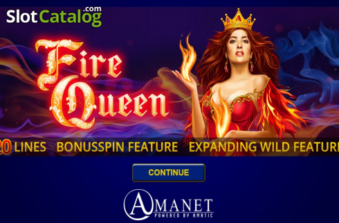 Οθόνη2. Fire Queen (Amatic Industries) Κουλοχέρης