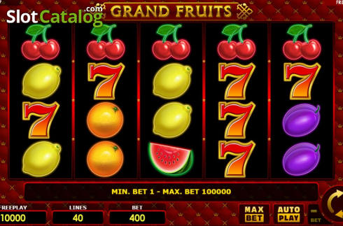 Οθόνη3. Grand Fruits Κουλοχέρης