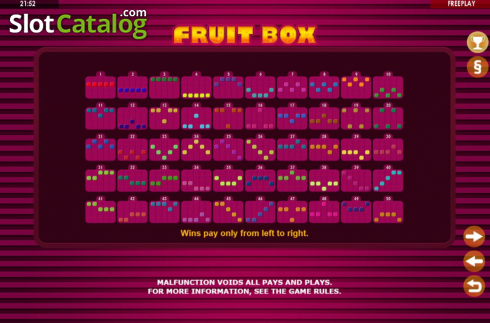 Οθόνη9. Fruit Box Κουλοχέρης