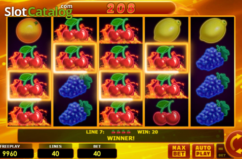 Οθόνη3. Hottest Fruits 40 Κουλοχέρης