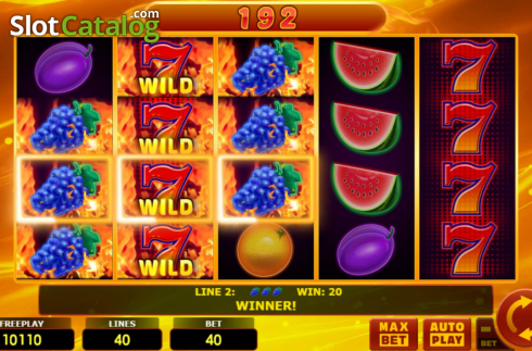 Οθόνη4. Hottest Fruits 40 Κουλοχέρης