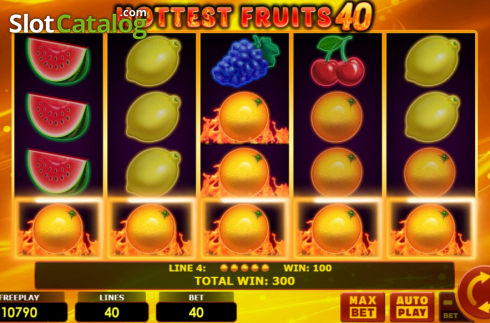 Οθόνη5. Hottest Fruits 40 Κουλοχέρης