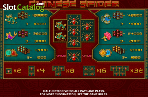 Οθόνη5. Chinese Spider Κουλοχέρης 