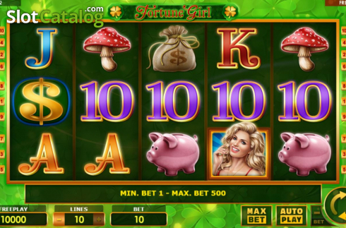 Οθόνη3. Fortune Girl (Amatic Industries) Κουλοχέρης 