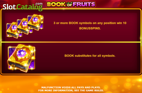 Οθόνη9. Book Of Fruits (Amatic Industries) Κουλοχέρης 